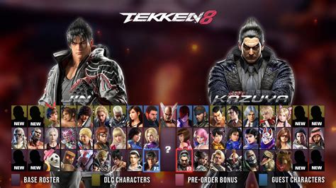 All Confirmed Tekken 8 Characters & Leaked Roster。